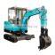 Multiple model mini crawler excavator digger mini excavator with grapple