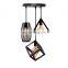 Nordic Pendant Lights Modern Industrial Vintage Iron Art Cage Hanging Ceiling Lamp E26 E27 LED Bulb