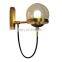 Vintage Loft Metal Wall Lamp Glass Minimalist Ball Wall Lamp LED Decorative Indoor Lamps Lighting