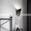 Modern and simple aluminum wire drawing process led wall lamps for decoration