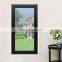 Rogenilan AS2047 Kitchen Vertical Bi-Folding Aluminum Double Glazing Windows Slim Black Frame Design with D pull Handle Hinges