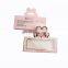 Best wholesale cardboard made empty cosmetic box with plastic tray best for eyelash show case