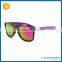 Best selling promotional two tone pc sunglasses with logo wholesale