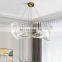 Gold Bed Room Chandelier Lamp Luxury Shape LED Pendant Lighting