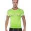 Spandex/cotton Top Quality Gym Customized T-shirt Wholesale Round Neck Fitness Blank Muscle Fit Drop Hem t Shirt