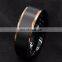 2022 Hot 8mm Simple Ring Fashion Gold black Ring Wedding Ring Women Jewelry Gift