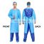 Latex Free Blue CPE Disposable Splash Gown