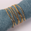 Fashionable Wholesale Gold plated Wired Round Cut Napkin Rings