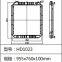 KATO High performance excavator radiator water tank HD1023 radiator