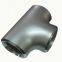Stainless Steel Sanitary Welded Reducing Long 12inch Sch40 Straight Pipe Fittings Equal Cutback Tee