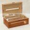 Cable wire storage box /Large tissue box capacity wooden cable box