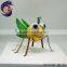 Shining home decoration items metal insect ornaments for table decor