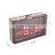 2015 Colorful Plastic Stone Beautiful Ladies Black Acrylic BOX Bag