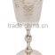 NICKEL HAMMER GOBLET WITH GOLD FINISH INSIDE MANUFACTURE