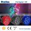 Super compact 12*1W RGBW color changer flat christmas led par can light
