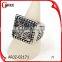 New Arrival Classic design jewelry ring black silver stainless steel signet ring                        
                                                                                Supplier's Choice