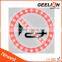 Traffic Rechargeable Battery Powered Solar LED Warning Lights Signals For Road Safety Industry