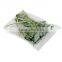 Fresh vegetables plastic bags clear