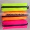 Osini fashion custom fluorescence color l square pillar design Glitter promotional pencil pouch bag case cosmetic bag