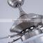 Sand Nickel Iron Blades Lamp Fan For Living Room