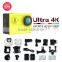 4K Ultra HD 2 Inch Screen 1080P Waterproof Wifi Sport Action Camera Mini Video Camera 170 Degree Wide Lens