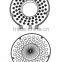 Luxeon Newest 66 lens in one PMMA lens For Minner Lamp DK28060-66H1