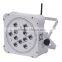 12x6in1 RGBWA UV battery stage light flat wireless