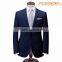 Excellent material dark blue men suits for sale