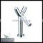 hot sale polished chrome brass double handle high body health faucet