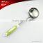 Hot sell high grade metal cooking tools soup ladle with plastic handle