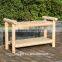 log garden wooden flower stand designs