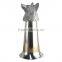 high quality unique stainless steel fox shot glass souvenirs gift