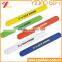 Cheap Customized silicone slap bracelet slap wrist band add Logo