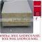 building materials rockwool insulated aluminum roof sandwich panels