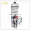 New arrival fashion birdcage design wine bottle wine rack holder ZB5-6076