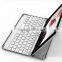 black white Aluminum Bluetooth Wireless Keyboard Case Cover for Apple New iPad 4 3 2+bluetooth wireless keyboard