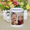 11oz white mug with patch color changing sublimation ceramic coated mug