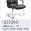 stainless steel frame PU leather executive office desk chairs