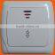 European style flush mounted one gang two way wall switch illuminated (F3105)