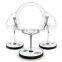 Hotel desktop 10X magnifying led lighted makeup mirror