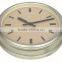 Large gold round decorative metal wall mounted clock