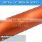 CARLIKE Super Sticker New Orange Metallic Brushed Film Sticker Design