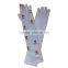 white halloween costume long arm gloves LG-026