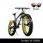 New modle popular snow fat bike/ snow ski bike/ fat tire bikes with double crown fork suspension