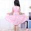 ( TM1002) 120-150cm pink nova kids clothing wholesale baby summer wedding girls dresses children tutu dresses party wear