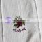 embroidered white 100% cotton waffle dish towels