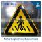 custom highly reflective pedestrian crossing triangle road sign