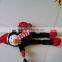 promotional cute Plush Christmas animal reindeer,snowman,santa clous,penguin Toy With Hat&scarf