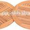 New fashion design outdoor wooden table with alumninum frame