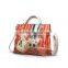 China Supplier Wholesale Vintage Printed Handbags Woman Shoulder Handbag